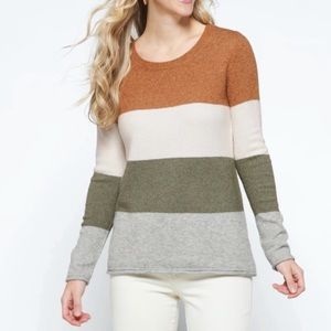 Market spruce  color block sweater